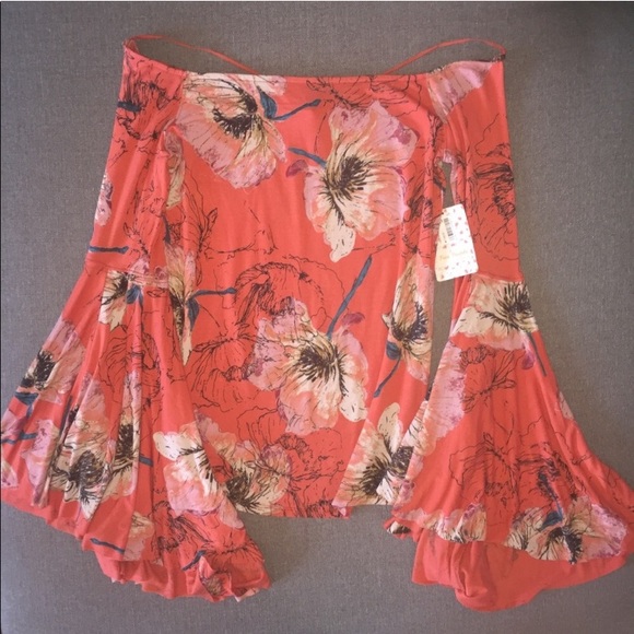 🎉HP🎉 FP Birds Of Paradise Bell Sleeve Top - Picture 6 of 6